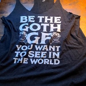 Goth tank top